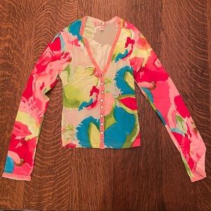 90s Vintage VOYAGE cardigan top/jacket